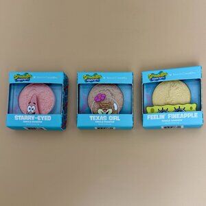 Spongebob squarepants x beauty creations eyeshadow singles all three included